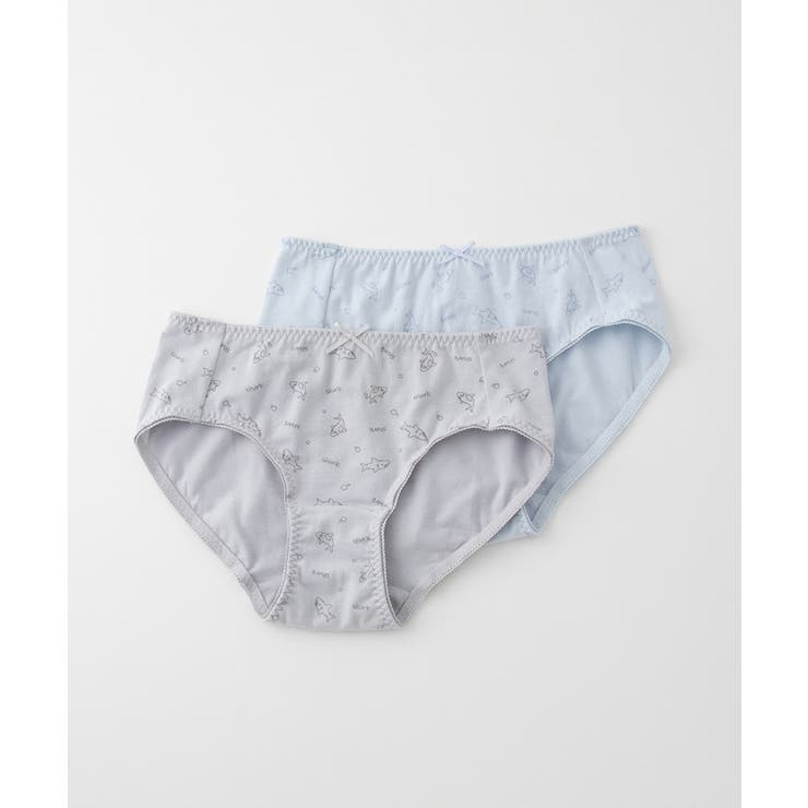 サックス×グレー | 下着 アンダーウェア 抗菌 | Honeys