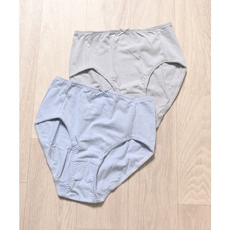 ブルー×グレー | ショーツ 下着 アンダーウェア | Honeys