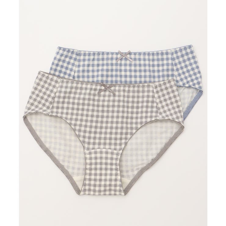 ブルー×グレー | 着 アンダーウェア ショーツ | Honeys