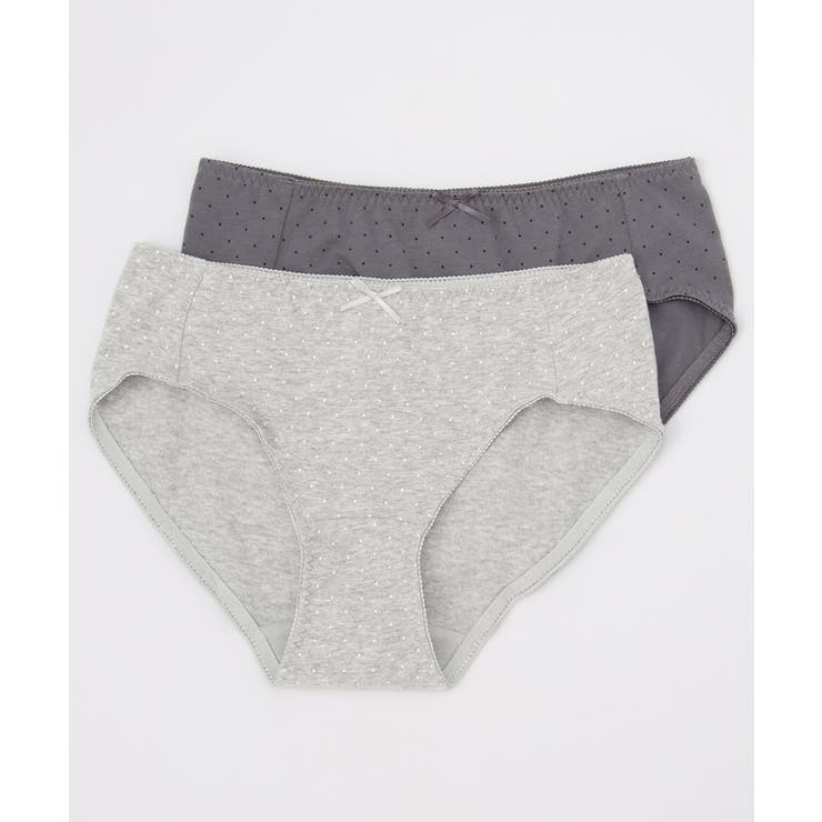 濃グレー×グレー | 下着 アンダーウェア ショーツ | Honeys