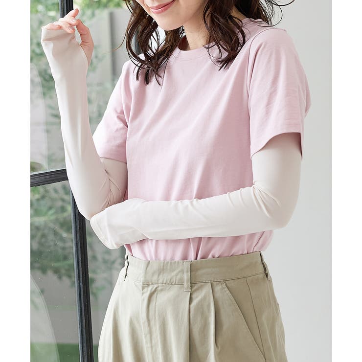 アイボリー | アームカバー ハニさら UVカット | Honeys