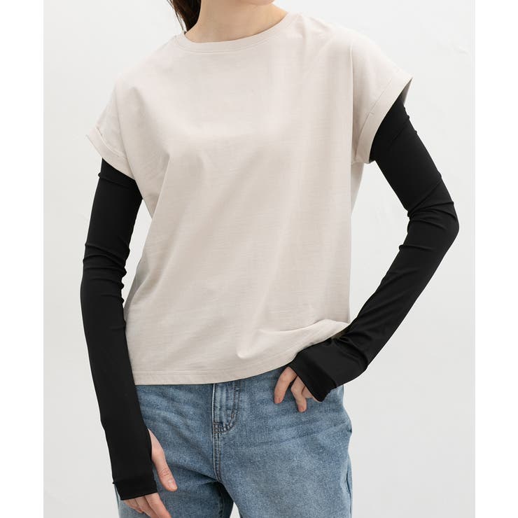 ブラック | アームカバー ハニさら UVカット | Honeys