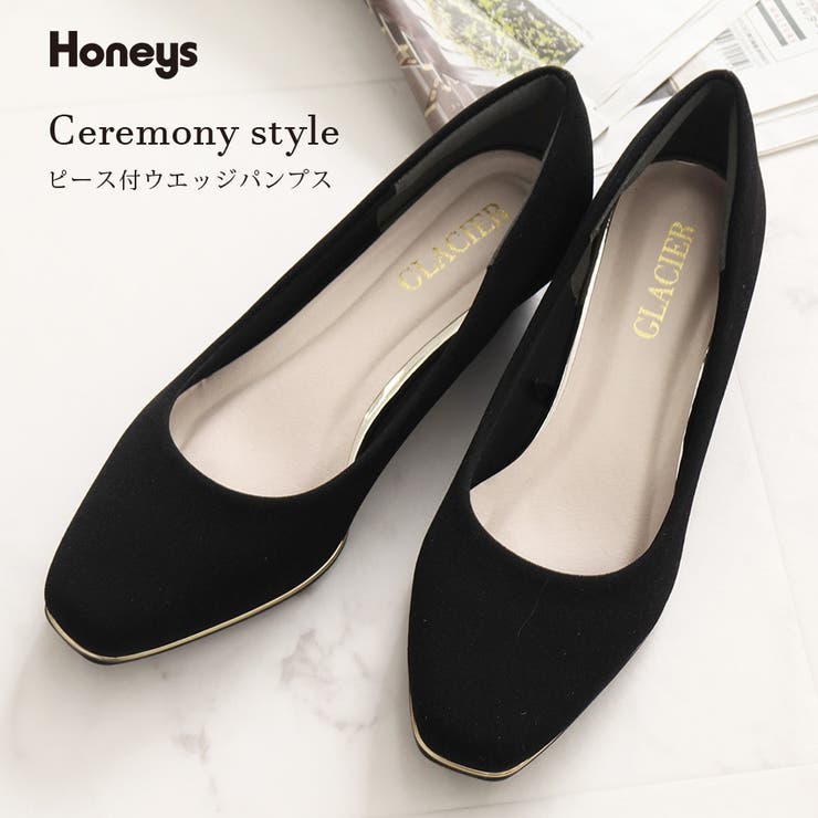 靴 パンプス ローヒール 品番 Hnsw Honeys ハニーズ のレディースファッション通販 Shoplist ショップリスト