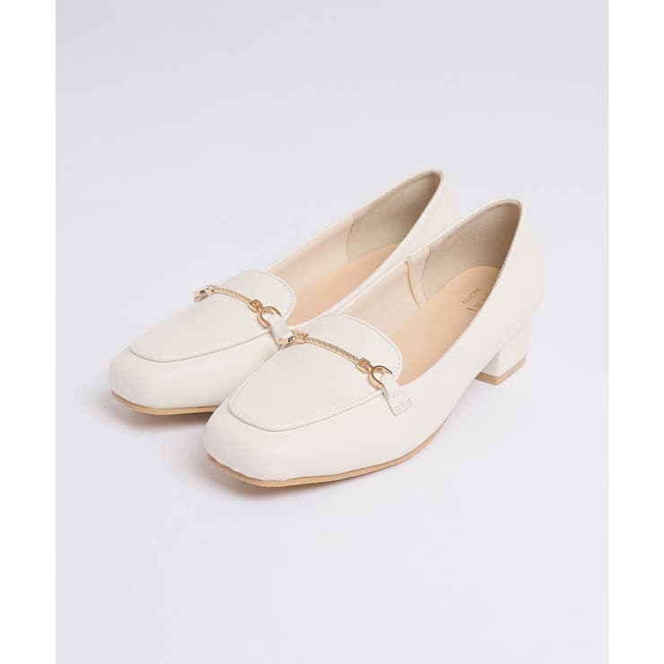 HONEY MI HONEY ローファー　サイズS 白 Honeys 靴 シューズ パンプス オフィス きれいめ ローファー
