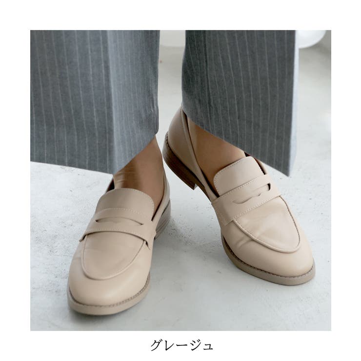 靴 シューズ ローファー[品番：HNSW0009593]｜Honeys（ハニーズ