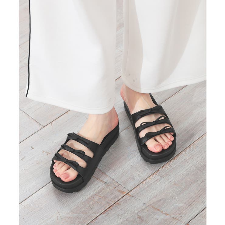 ブラック | 【ハニーズ】サンダル 靴 シューズ | Honeys