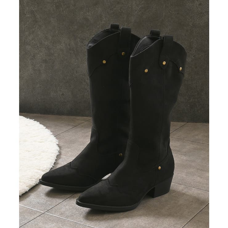 ブラックスエード | ブーツ 靴 シューズ | Honeys