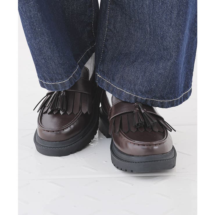 ダークブラウン | 靴 シューズ ローファー | Honeys