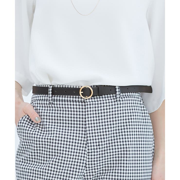 ベルト ナローベルト フェイクレザー | Honeys | 詳細画像4 