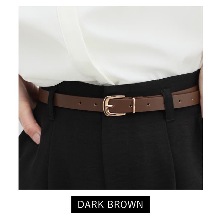 ベルト レディース 黒 | Honeys | 詳細画像9 