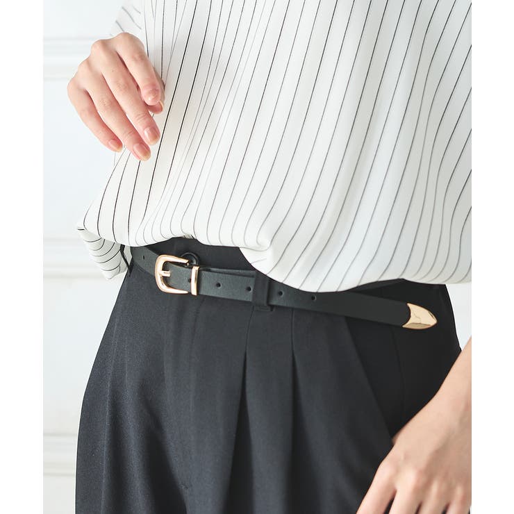 クロゴールド | ベルト 合皮 金具使い | Honeys