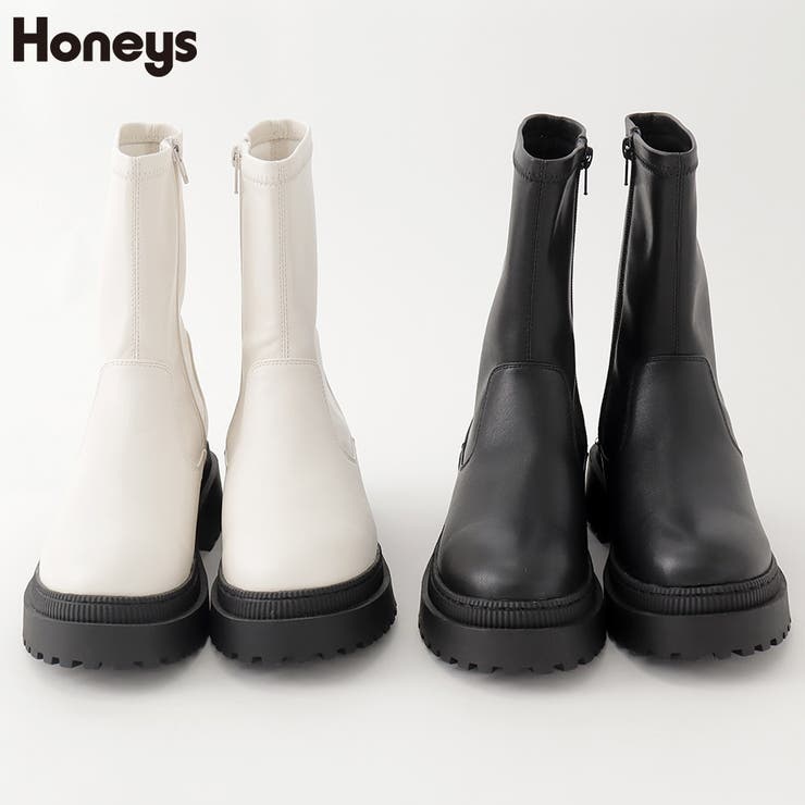 靴 ブーツ ショートブーツ 品番 Hnsw Honeys ハニーズ のレディースファッション通販 Shoplist ショップリスト