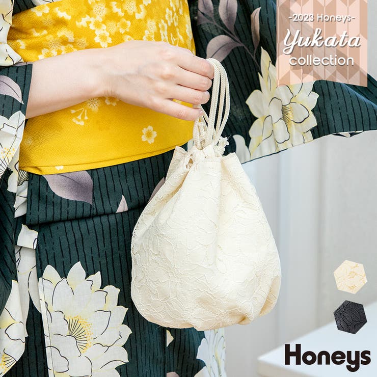 和装小物 巾着 巾着バッグ[品番：HNSW0007639]｜Honeys（ハニーズ）のレディースファッション通販｜SHOPLIST（ショップリスト）