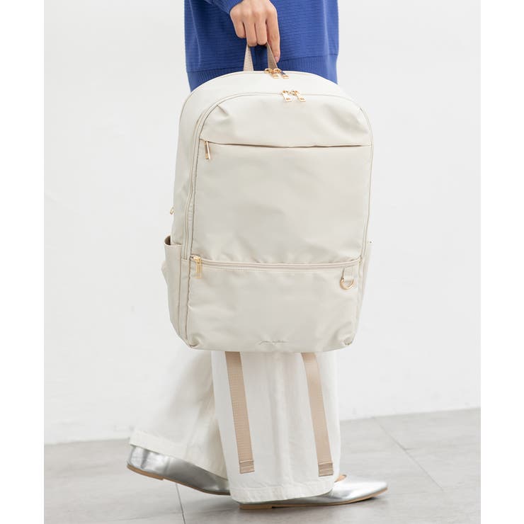 アイボリー | バッグ リュック はっ水 | Honeys