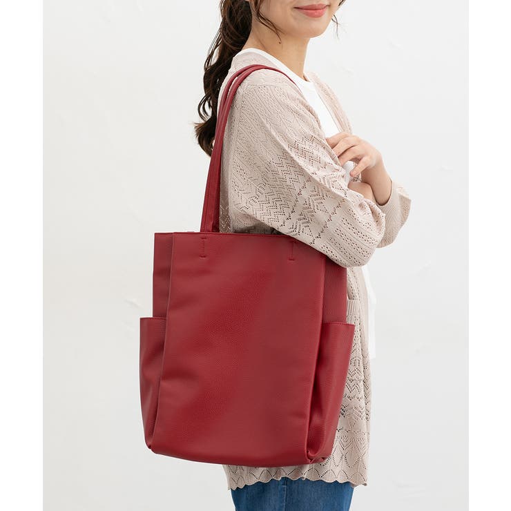 レッド | トートバッグ バッグ 鞄 | Honeys