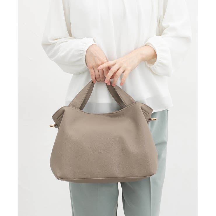 グレージュ | ハンドバッグ バッグ 鞄 | Honeys