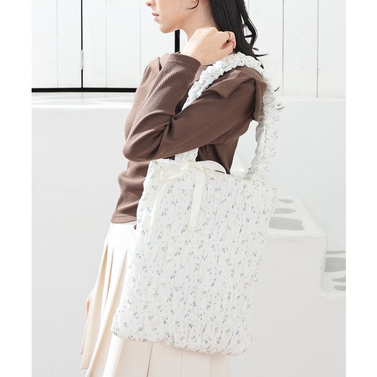 オフ花柄 | トートバッグ バッグ 鞄 | Honeys