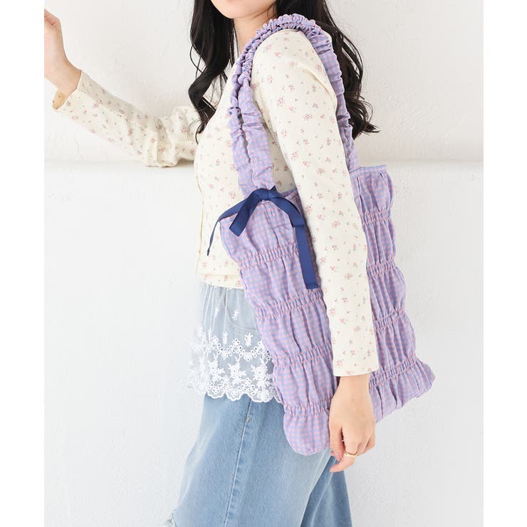 ピンクチェック | トートバッグ バッグ 鞄 | Honeys