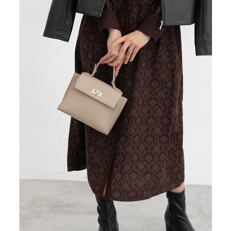 グレージュ | バッグ 鞄 ハンドバッグ | Honeys