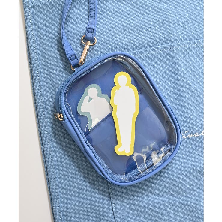 ブルー | 推し活 アクリルスタンドケース ポーチ | Honeys