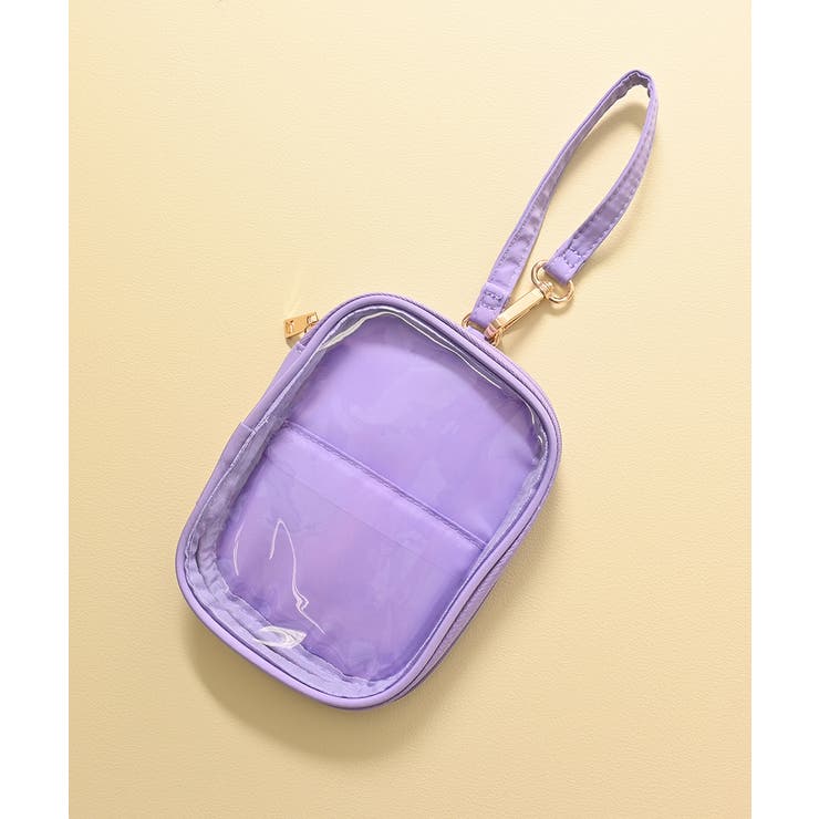 パープル | 推し活 アクリルスタンドケース ポーチ | Honeys