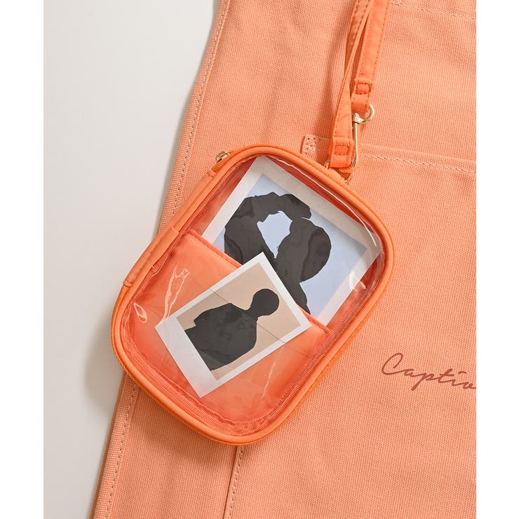 オレンジ | 推し活 アクリルスタンドケース ポーチ | Honeys