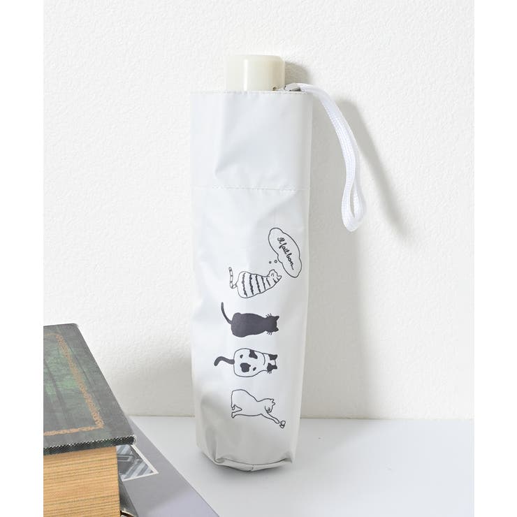 ネコ | 傘 折りたたみ傘 晴雨兼用 | Honeys