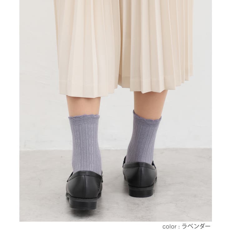 靴下 ソックス クルー丈 | Honeys | 詳細画像3 