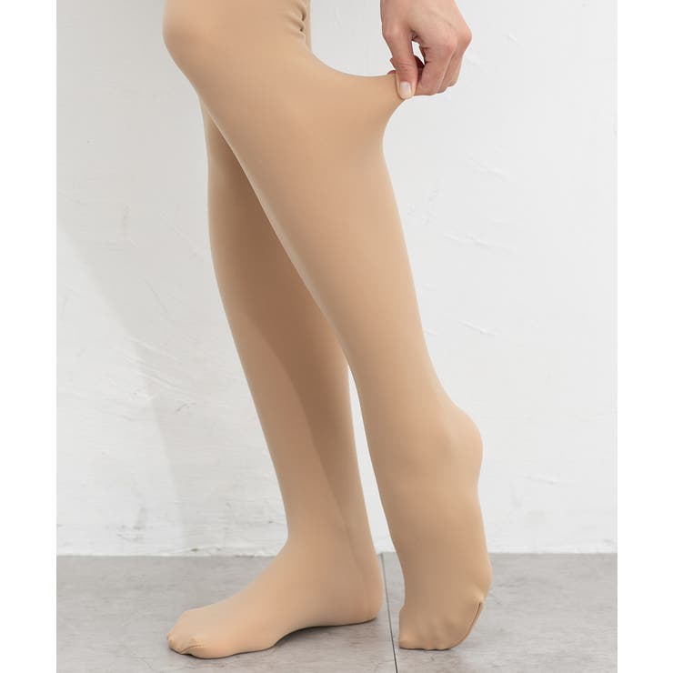 ベージュ | タイツ 裏起毛 厚手 | Honeys