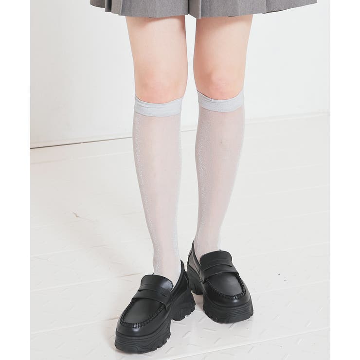 ライトグレー | 靴下 ハイソックス ソックス | Honeys