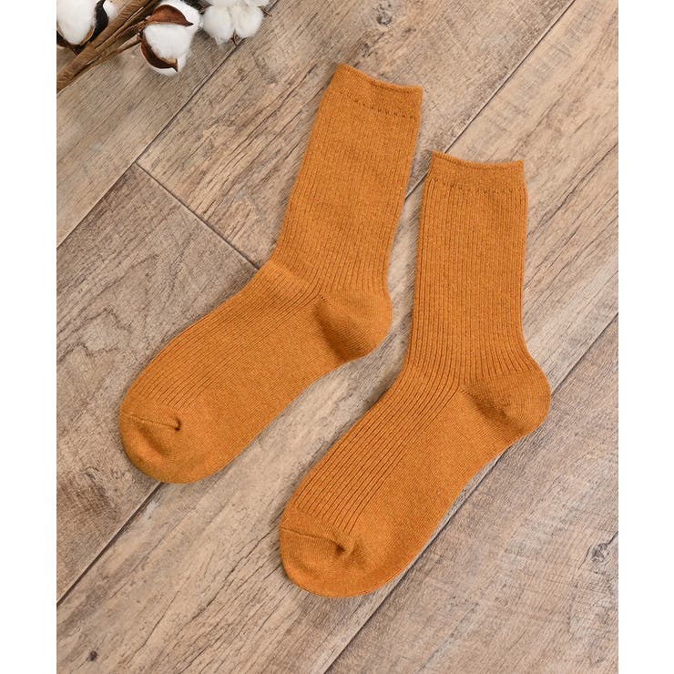 杢マスタード | 靴下 ソックス ハニぽか | Honeys