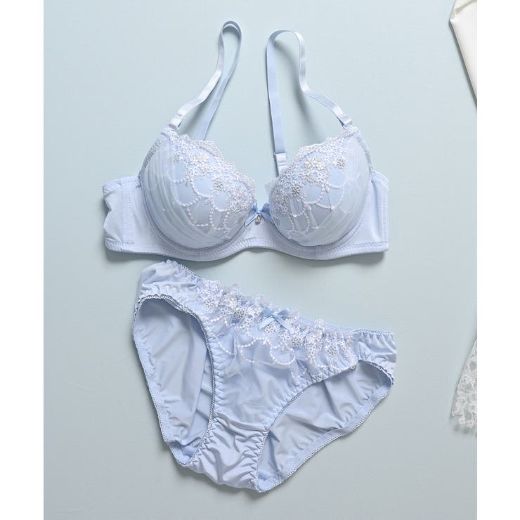 ブルー | 下着 アンダーウェア ブラセット | Honeys