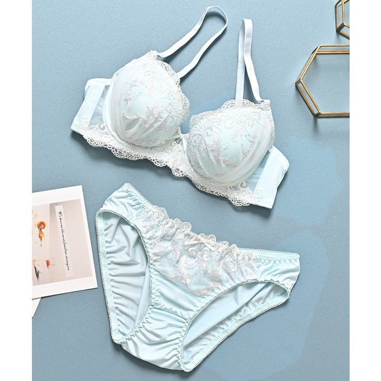 サックス | 下着 アンダーウェア ブラセット | Honeys