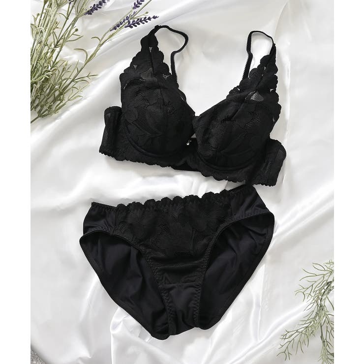 ブラック | 下着 アンダーウェア ブラセット | Honeys