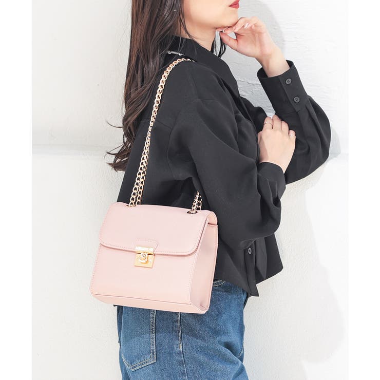 ピンク | バッグ ショルダーバッグ スクエア | Honeys