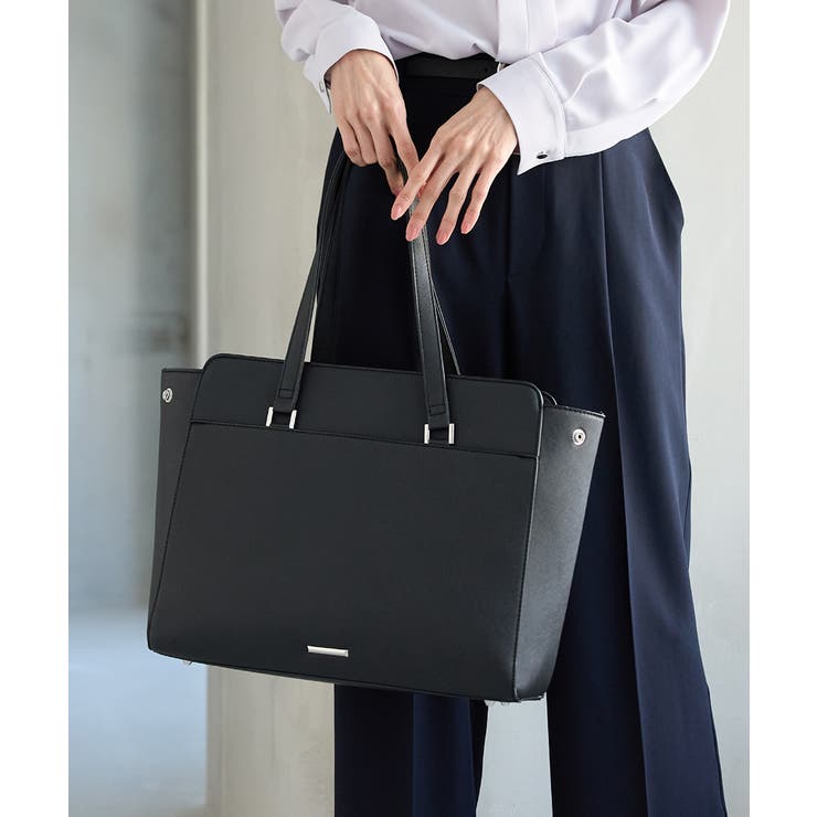 クロ×シルバー | バッグ オフィス 通勤 | Honeys