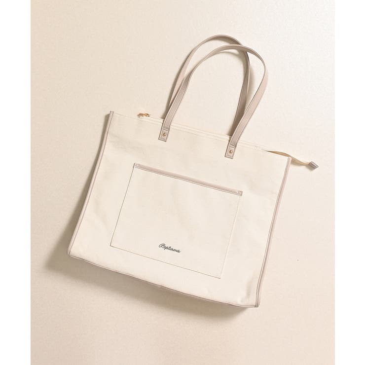 オフ×グレージュ | バッグ トートバッグ 大きめ | Honeys