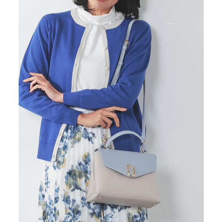 サックス×グレー | バッグ 鞄 ハンドバッグ | Honeys