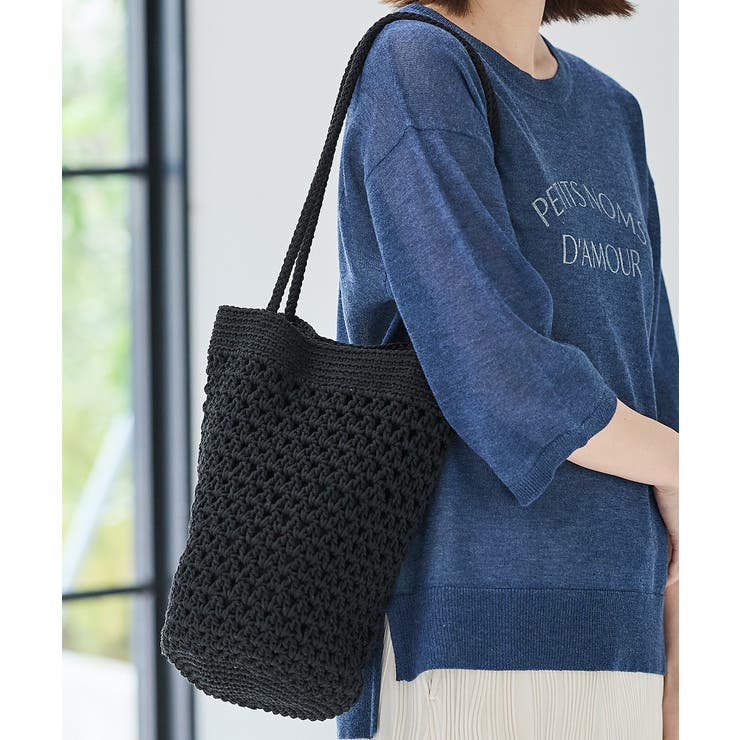 ブラック | 【ハニーズ】トートバッグ バッグ 鞄 | Honeys