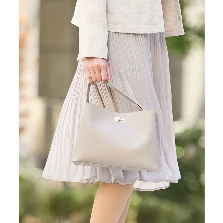 グレージュ | ハンドバッグ バッグ 鞄 | Honeys