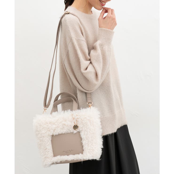 アイボリー | ハンドバッグ バッグ 鞄 | Honeys