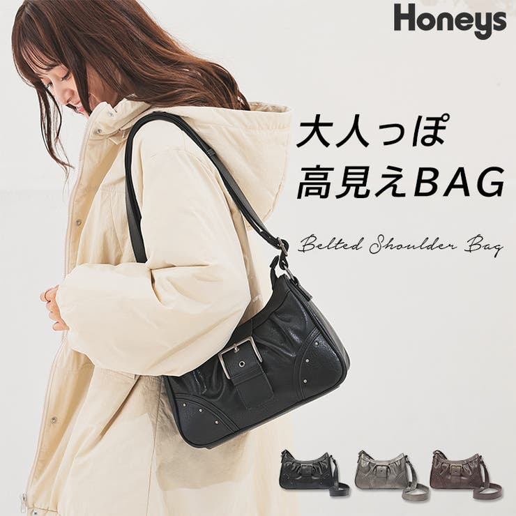 ショルダーバッグ バッグ 鞄[品番：HNSW0011833]｜Honeys（ハニーズ