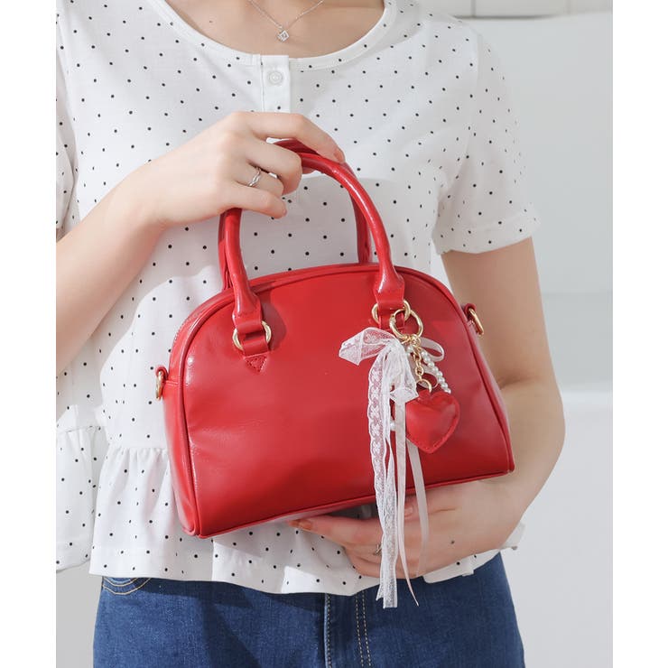 レッド | ハンドバッグ バッグ 鞄 | Honeys