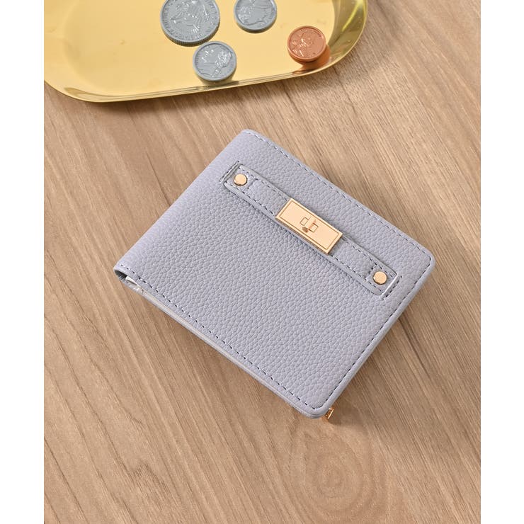 ラベンダー | 財布 ミニ財布 二つ折り財布 | Honeys