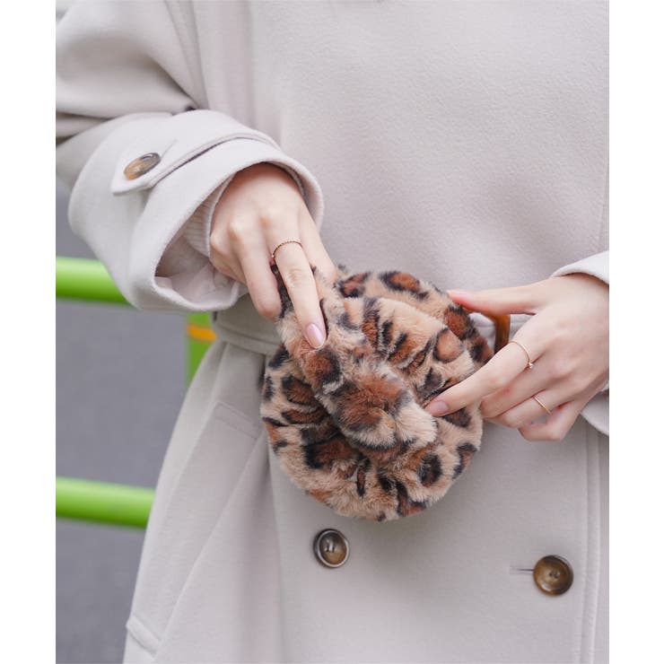 イヤーマフラー 耳あて フェイクファー | Honeys | 詳細画像4 