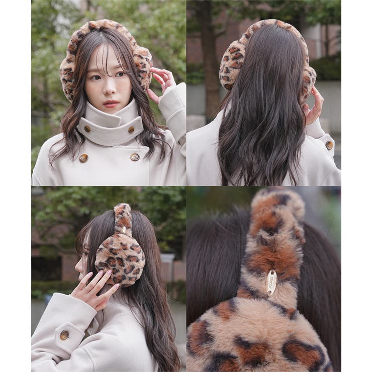 イヤーマフラー 耳あて フェイクファー | Honeys | 詳細画像5 