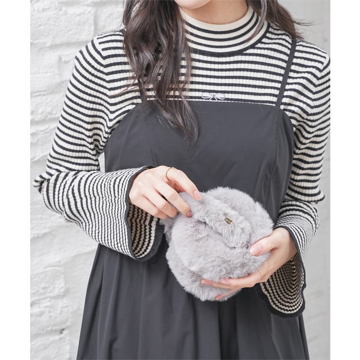 イヤーマフラー 耳あて フェイクファー | Honeys | 詳細画像7 