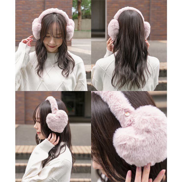 イヤーマフラー 耳あて フェイクファー | Honeys | 詳細画像5 