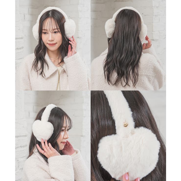 イヤーマフラー 耳あて フェイクファー | Honeys | 詳細画像8 