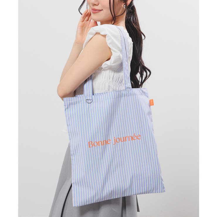 ブルー×オフ | トートバッグ バッグ 鞄 | Honeys